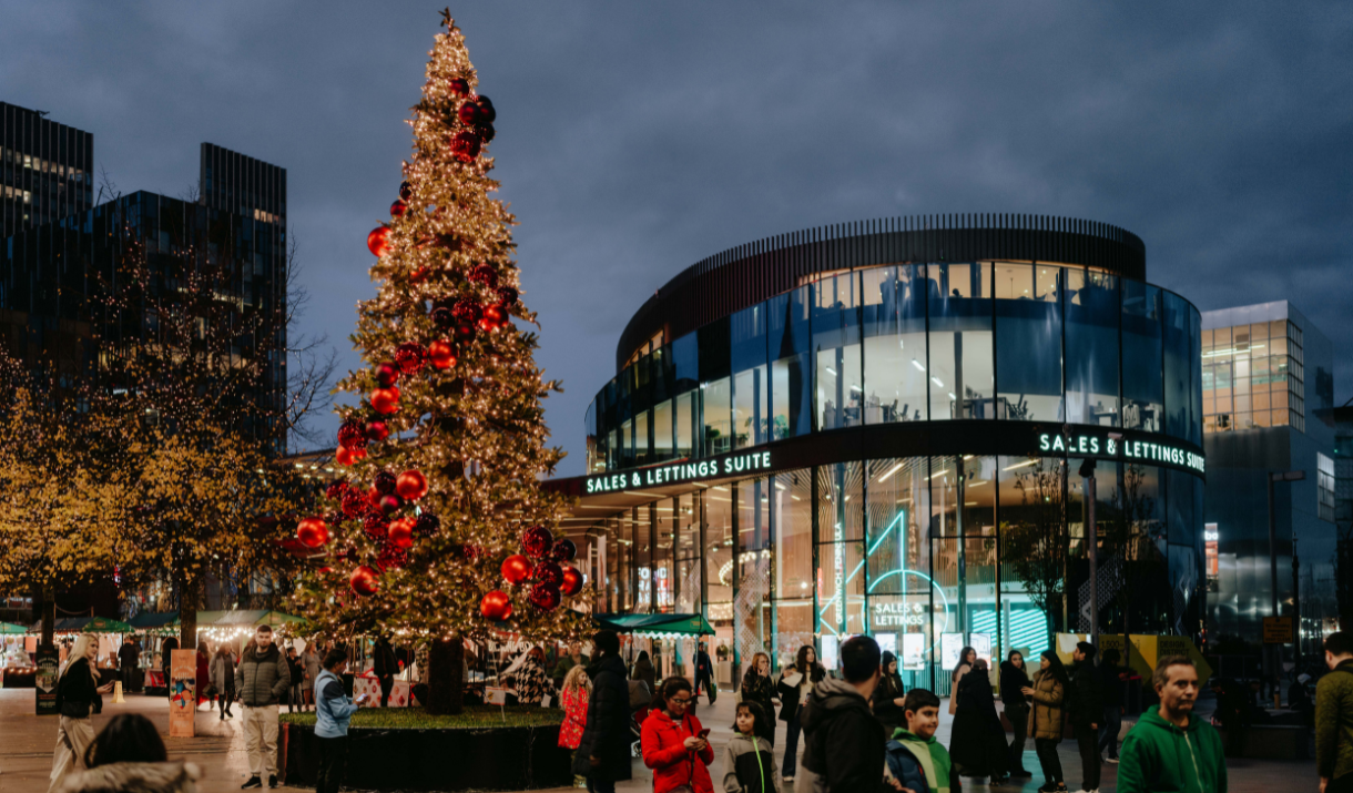 Winter at Greenwich Peninsula